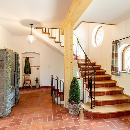 Landhaus Karbach Komplett Oder Einzelne Wohneinheiten Villa Inkl Sauna Bzw Waldhaeuschen Hirten المظهر الخارجي الصورة