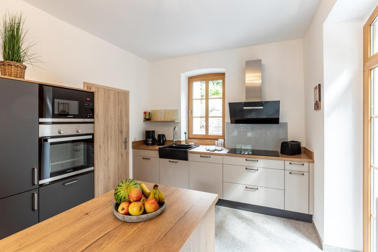 Landhaus Karbach Komplett Oder Einzelne Wohneinheiten Villa Inkl Sauna Bzw Waldhaeuschen Hirten المظهر الخارجي الصورة